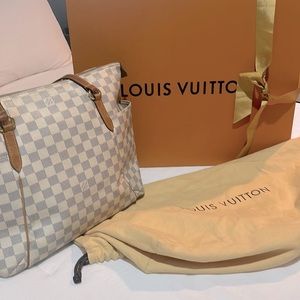 Authentic Louis Vuitton Damier Azur Totally PM